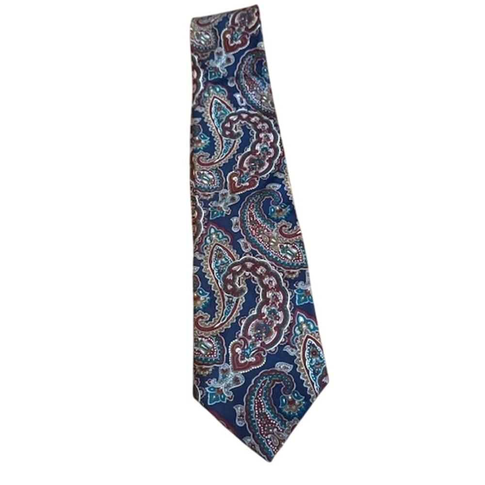 Vintage Givenchy Paisley Print Men's Neck Tie